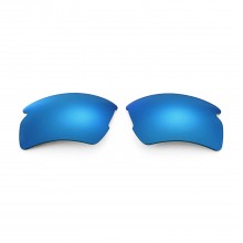 Walleva Ice Blue ISARC Polarized Replacement Lenses For Oakley Flak 2.0 XL (OO9188 Series) Sunglasses